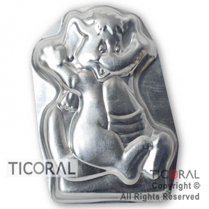 MOLDE FIGURAS ELEFANTE ALUMINIO x 1